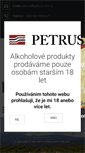 Mobile Screenshot of petrus-vino.cz